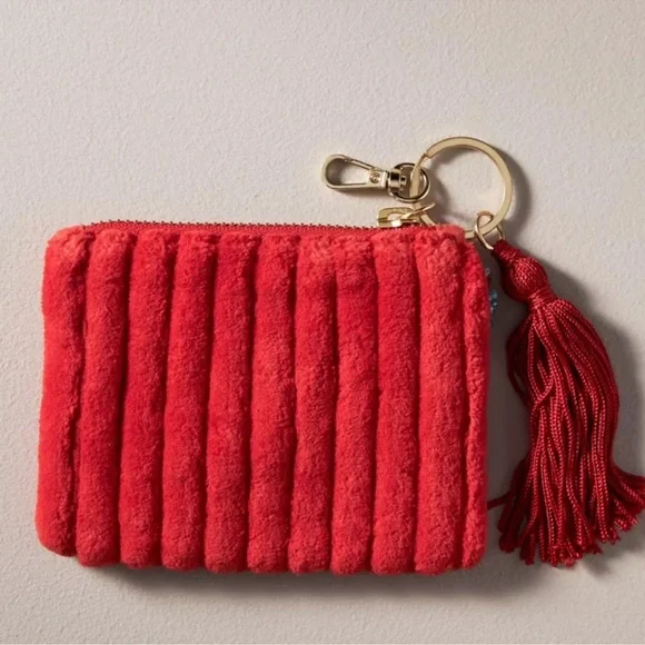 NWT Anthropologie Beaded Coin Zip/ Card Case - Picture 2 of 3